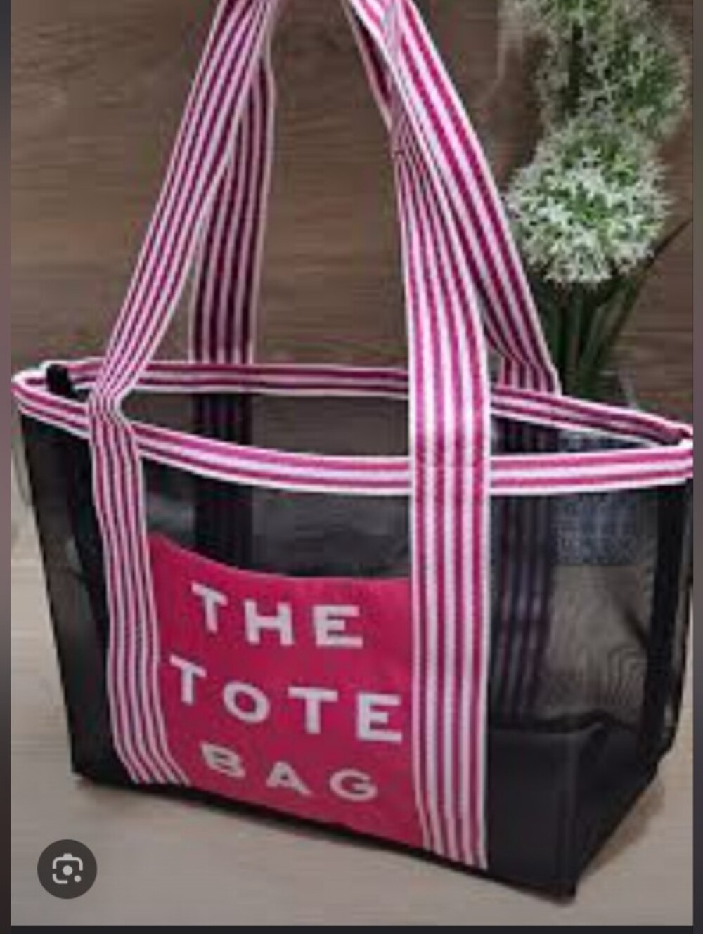 " The Tote Bag " Mesh Tote 🖤💗